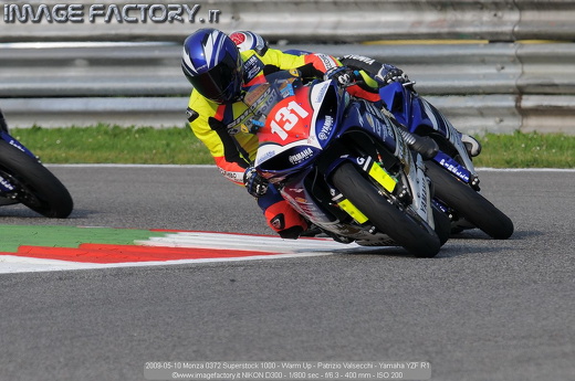 2009-05-10 Monza 0372 Superstock 1000 - Warm Up - Patrizio Valsecchi - Yamaha YZF R1